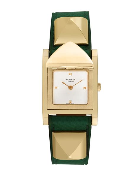 hermes enamel watch|Hermes women's watches.